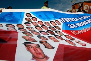Chile mineros bandera